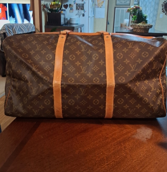 Louis Vuitton Monogram 60 Keepall Travel Bag Brown - Picture 2 of 16